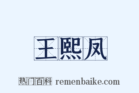 王熙凤是什么意思的图片